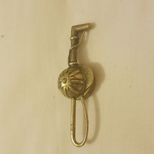 Brass Equestrian Riding Hat And Whip  Button Cover
